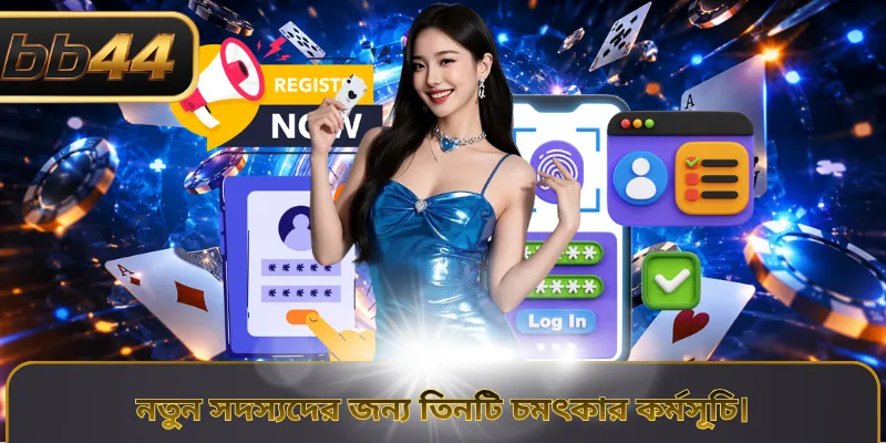 নতুন সদস্যদের জন্য তিনটি চমৎকার কর্মসূচি।